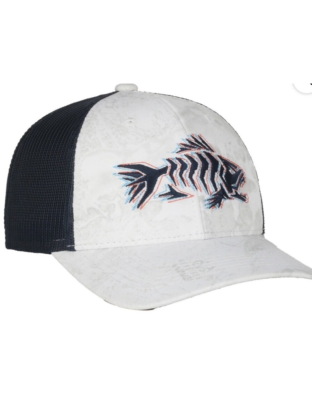 Realtree Fishing Cap SnapBack One Size Blue White Trucker Hat
